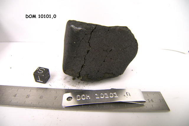 Lab Photo of Sample DOM 10101 Displaying Top Orientation.