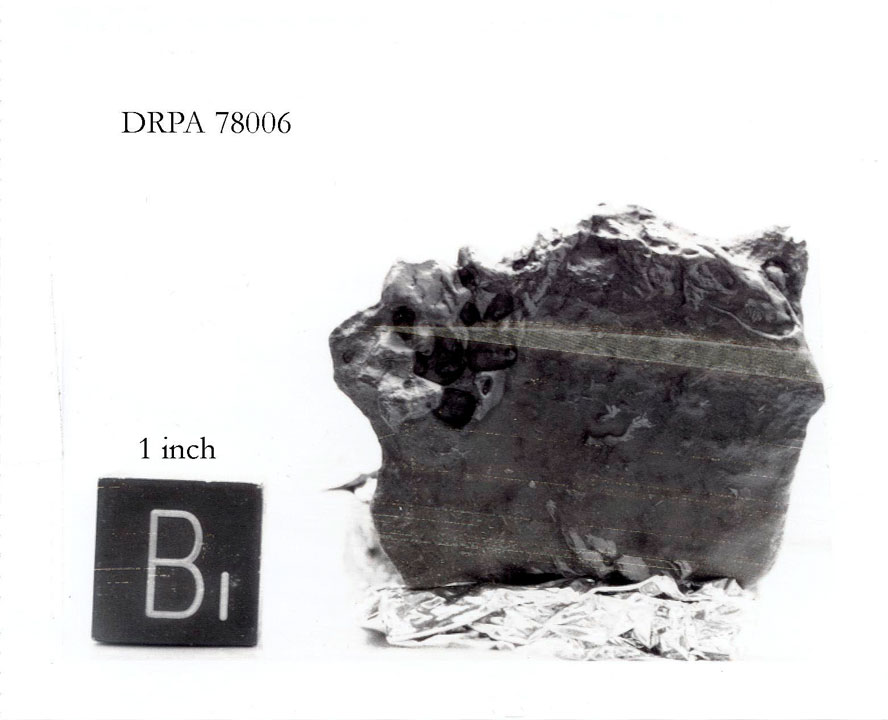 Bottom View of Sample DRPA78006