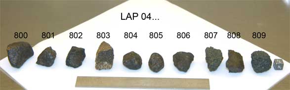 Lab Photo of Sample LAP 04807  showing North View