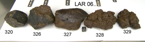 Lab Photograph of North View of Sample LAR 06320