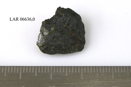 LAR 06636 Meteorite Sample Photograph