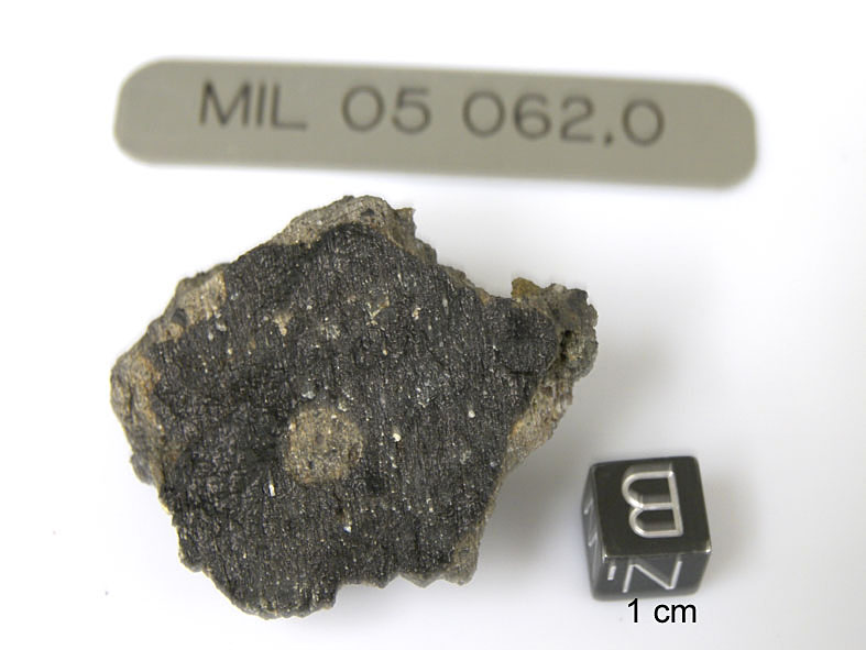 Lab Photo of Sample MIL 05062 Showing Bottom View