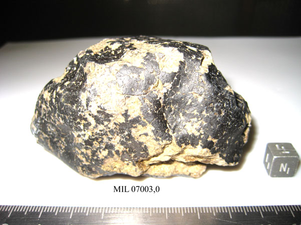 Lab Photo of Sample MIL 07003 Showing North View