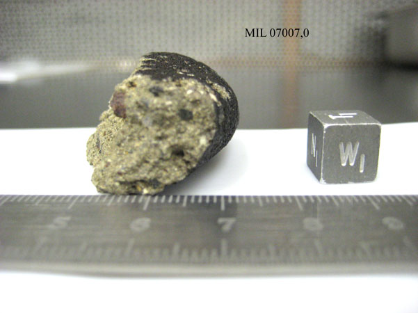 Lab Photo of Sample MIL 07007 Showing West View