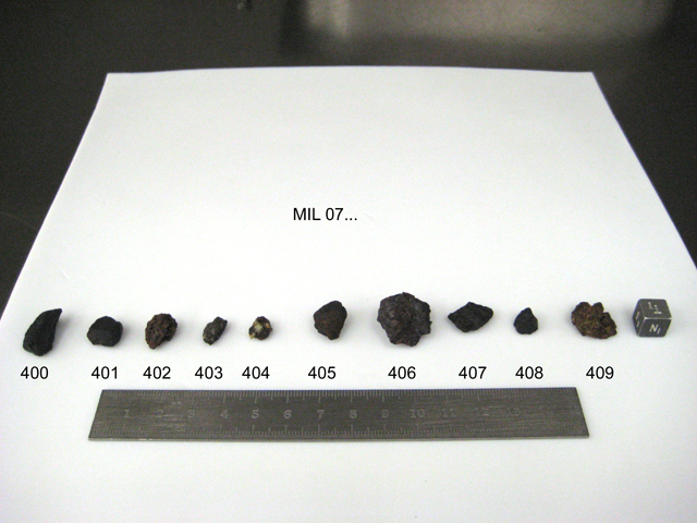 Lab Photo of Sample MIL 07400 Displaying North View