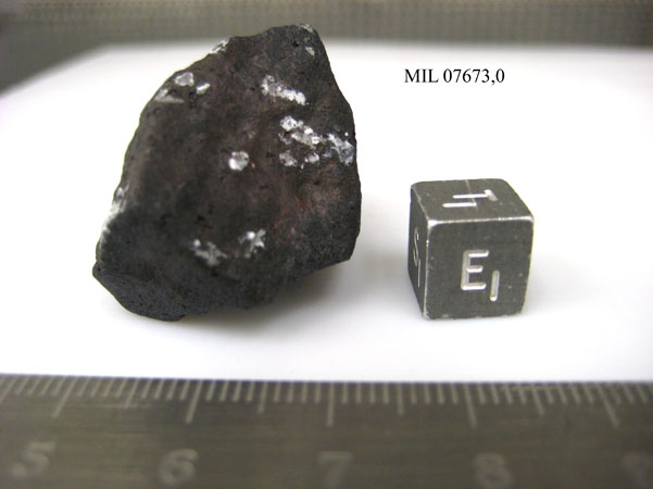 Lab Photo of Sample MIL 07673 Showing East View