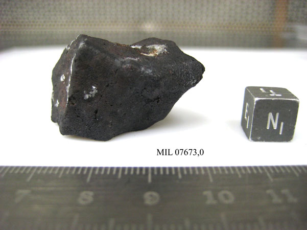 Lab Photo of Sample MIL 07673 Showing North View