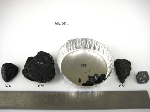Lab Photograph of North View of Sample MIL 07674