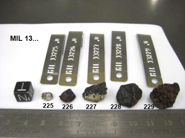 Lab Group  Photo of Sample MIL 13226 Displaying North Orientation