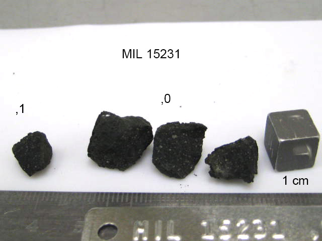 Lab Photo of Sample MIL 15231  Displaying  Post Processing Splits  View