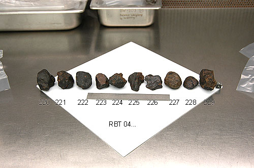 Lab Photograph of Sample RBT 04228 Showing North View