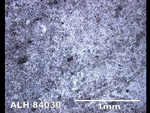 Thin Section Photo of Sample ALH 84030 in Reflected Light