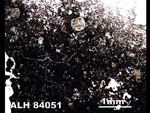 Thin Section Photo of Sample ALH 84051 in Plane-Polarized Light