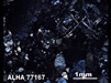 Thin Section Photograph of Sample ALHA 77167 in Cross-Polarized Light