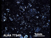 Thin Section Photograph of Sample ALHA 77249 in Cross-Polarized Light
