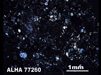 Thin Section Photograph of Sample ALHA 77260 in Cross-Polarized Light