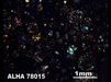 Thin Section Photograph of Sample ALHA 78015 in Cross-Polarized Light