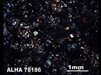 Thin Section Photograph of Sample ALHA 78186 in Cross-Polarized Light