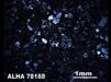 Thin Section Photograph of Sample ALHA 78188 in Cross-Polarized Light