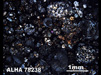 Thin Section Photograph of Sample ALHA 78238 in Cross-Polarized Light