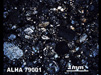 Thin Section Photograph of Sample ALHA 79001 in Cross-Polarized Light