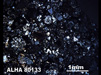 Thin Section Photograph of Sample ALHA 80133 in Cross-Polarized Light