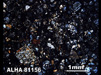 Thin Section Photograph of Sample ALHA 81156 in Cross-Polarized Light
