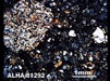 Thin Section Photograph of Sample ALHA 81292 in Cross-Polarized Light