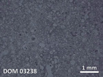 Thin Section Photo of Sample DOM 03238 in Reflected Light with  Magnification