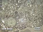 Thin Section Photo of Sample DOM 08468 at 1.25X Magnification in Reflected Light