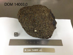 Lab Photo of Sample DOM 14003 Displaying South Orientation