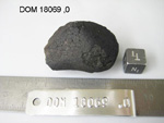 Lab Photo of Sample DOM 18069 Displaying Top North Orientation