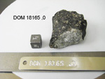 Lab Photo of Sample DOM 18165 Displaying Top West Orientation
