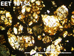 Thin Section Photo of Sample EET 16154 in Plane-Polarized Light with 5X Magnification