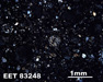 Thin Section Photograph of Sample EET 83248 in Cross-Polarized Light