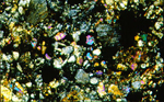 Thin Section Photo of Sample EET 96031 in Cross Polarized Light