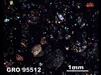 Thin Section Photograph of Sample GRO 95512 in Cross-Polarized Light