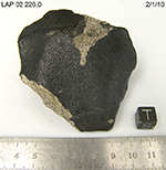 Lab Photo of Sample LAP 02226 Showing Top South View