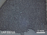 Thin Section Photo of Sample LAP 03718 in Reflected Light with  Magnification