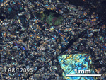 Thin Section Photograph of Sample LAR 12095 in Cross-Polarized Light