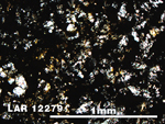 Thin Section Photo of Sample LAR 12279 in Plane-Polarized Light with 5X Magnification
