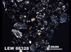 Thin Section Photograph of Sample LEW 88328 in Cross-Polarized Light