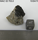 Lab Photo of Sample MAC 02703 Showing Top West View