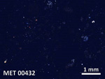 Thin Section Photo of Sample MET 00432 in Cross-Polarized Light with  Magnification