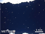 Thin Section Photo of Sample MET 00433 in Plane-Polarized Light with  Magnification