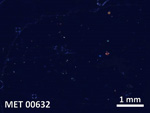 Thin Section Photo of Sample MET 00632 in Cross-Polarized Light with  Magnification