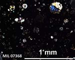 Thin Section Photograph of Sample MIL 07368 in Cross-Polarized Light