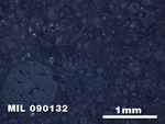 Thin Section Photo of Sample MIL 090132 in Reflected Light with 2.5X Magnification