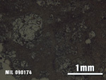 Thin Section Photo of Sample MIL 090174 at 2.5X Magnification in Reflected Light