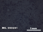Thin Section Photo of Sample MIL 090281 in Reflected Light with 2.5X Magnification